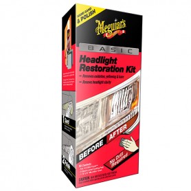 Meguiar's Basic Headlight Restoration Kit Βασικό Κιτ Επιδιόρθωσης Φαναριών Αυτοκινήτου (G2960)