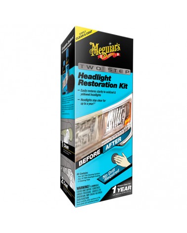 Meguiar's 2-Step Headlight Restoration Kit (G2970)