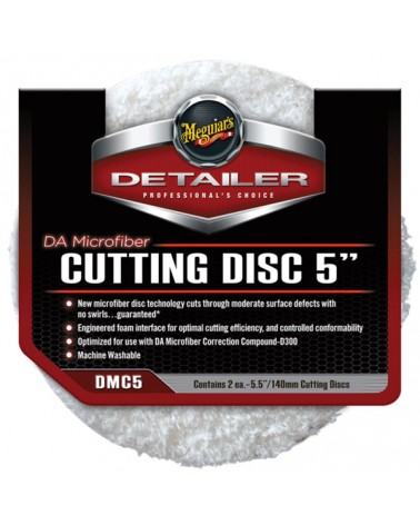 Meguiar's Detailer DA Microfiber Cutting Disc Πάτοι Κοπής Μικροϊνών 5" 140mm (DMC5)