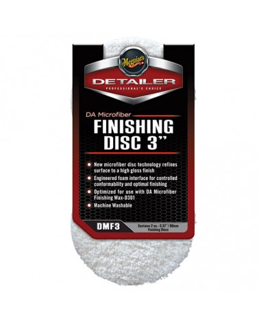 Meguiar's DA Microfiber Finishing Disc Πάτοι Φινιρίσματος Μικροϊνών 3" 86mm (DMF3)