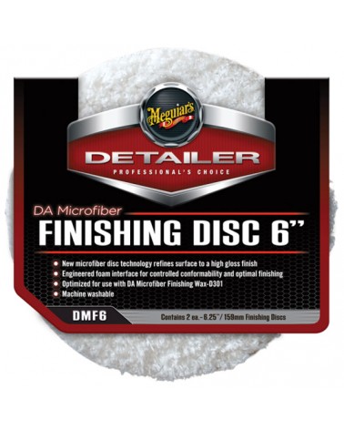 Meguiar's DA Microfiber Finishing Disc Πάτοι Φινιρίσματος Μικροϊνών 6" 159mm (DMF6)