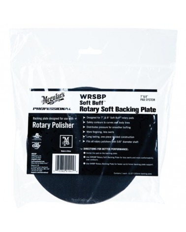 Meguiar's Soft Buff Rotary Soft Backing Plate For 7" & 8" Pads (WRSBP)