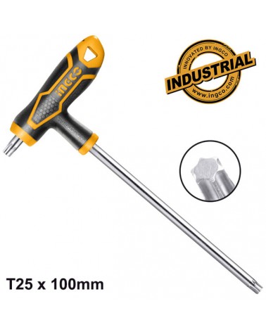 Επαγγελματικό Ταφ Torx Κλειδί Τ25x100mm HHK15T251001 Ingco