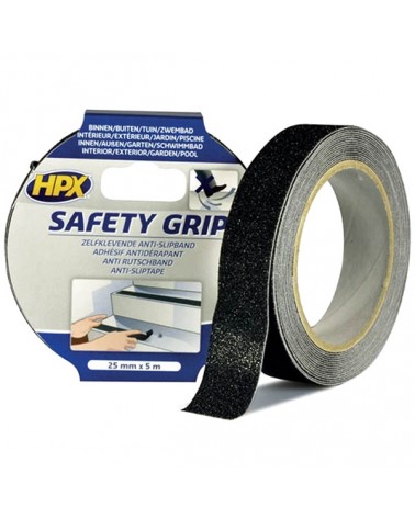 Safety Grip Αντιολισθητική Ταινία Ασφαλείας Μαύρη 50mmx18m HPX