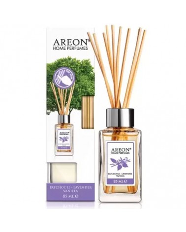 Areon Home Perfume Αρωματικό Χώρου Με Sticks Patchouli-Lavender-Vanilla 85ml