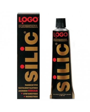 Κόλλα Logo Silic Professional Μαύρη 85ml