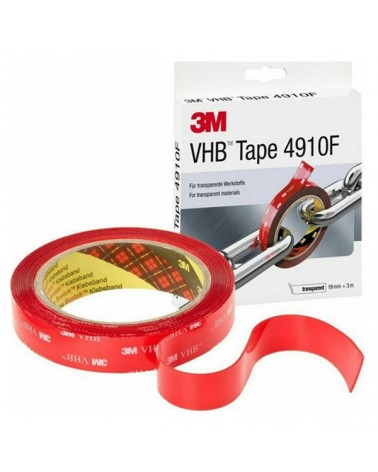 3M VHB Διάφανη Ταινία Διπλής Όψης 19mm x 3m