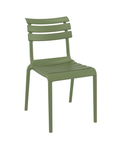 Helen Πολυθρόνα Πολυπροπυλενίου Olive Green 50x59x84cm