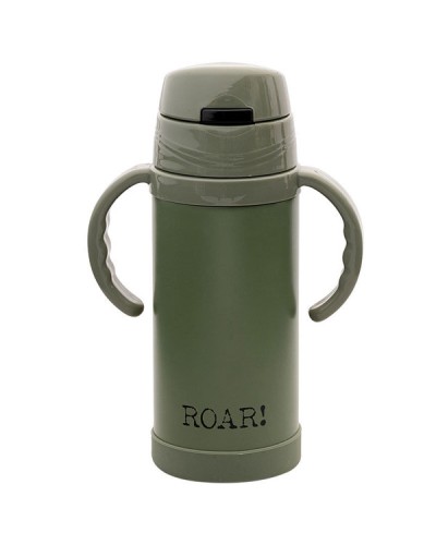 Θερμός Παιδικό Slogan Ανοξείδωτο 350ml Roar Green