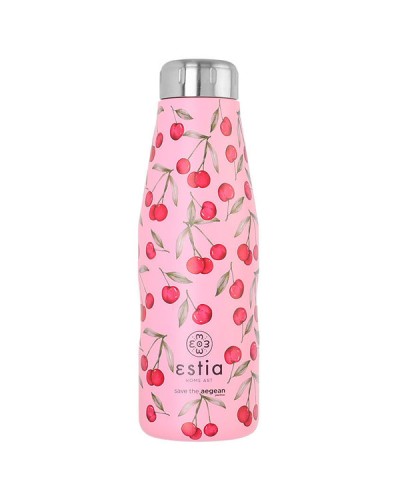 Θερμός Travel Flask Save The Aegean Cherry Rose 500ml