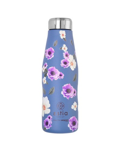 Θερμός Travel Flask Save The Aegean Garden Blue 500ml