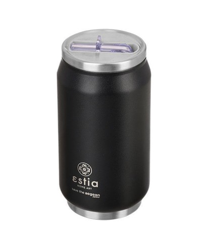 Θερμός Travel Cup Save The Aegean 300ml Midnight Black