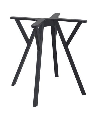 Max Small Βάση Τραπεζιού Πολυπροπυλενίου Black 58x57x72cm