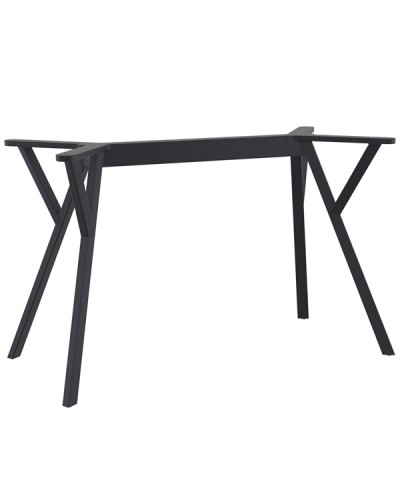 Max Medium Βάση Τραπεζιού Πολυπροπυλενίου Black 117x58x72cm