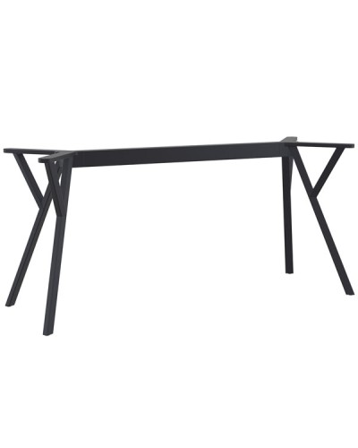 Max XL Βάση Τραπεζιού Πολυπροπυλενίου Black 157x58x72cm