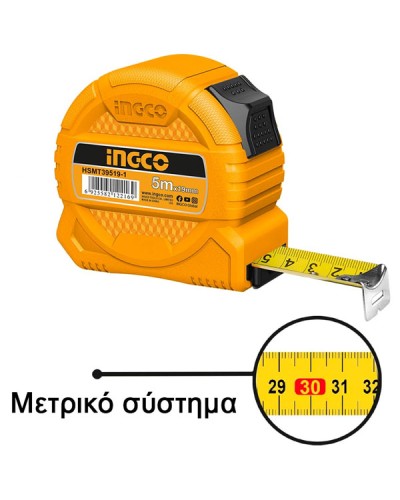 Μέτρο Ρολλό 5m x 19mm HSMT39519-1 Ingco