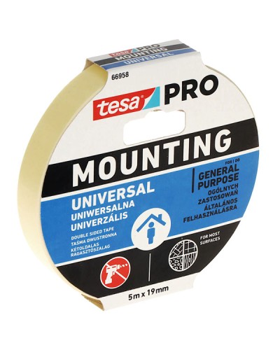 Tesa Pro 66958 Αφρώδης Ταινία Στερέωσης Διπλής Όψης 5m x 19mm