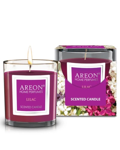 Areon Scented Candle Αρωματικό Κερί Lilac 120gr