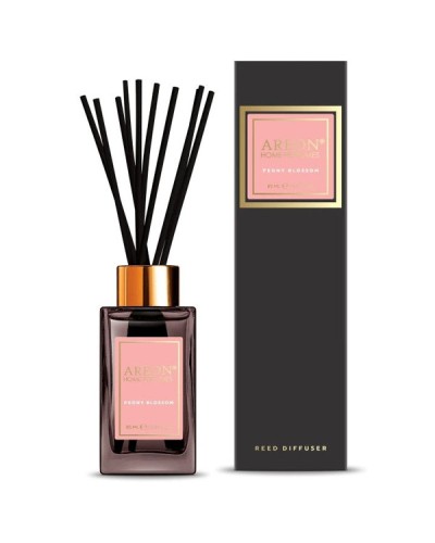 Areon Black Premium Αρωματικό Χώρου Με Sticks Peony Blossom 85ml