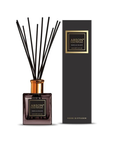 Areon Black Premium Αρωματικό Χώρου Με Sticks Vanilla Black 150ml