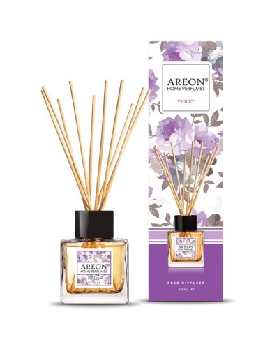 Areon Botanic Home Perfume Αρωματικό Χώρου Με Sticks Violet 50ml