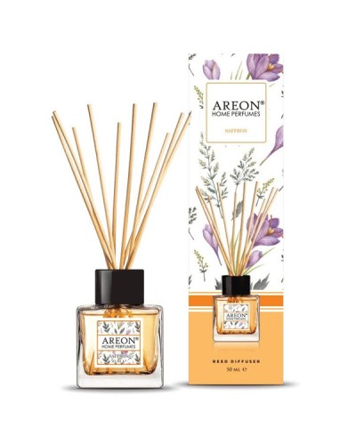 Areon Botanic Home Perfume Αρωματικό Χώρου Με Sticks Saffron 50ml