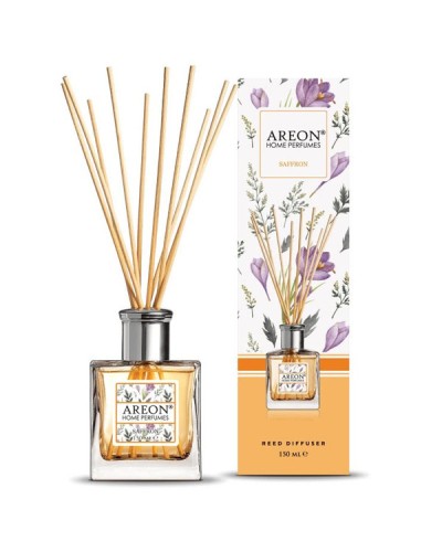 Areon Botanic Home Perfume Αρωματικό Χώρου Με Sticks Saffron 150ml