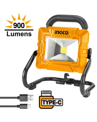 Προβολέας Μπαταρίας 3.6V USB Type-C 500-900 lumen HRLF4415 Ingco