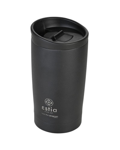 Θερμός Travel Mug Save The Aegean 350ml Midnight Black