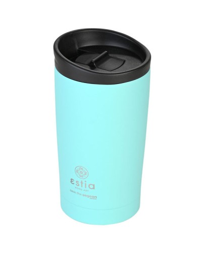 Θερμός Travel Mug Save The Aegean 350ml Bermuda Green