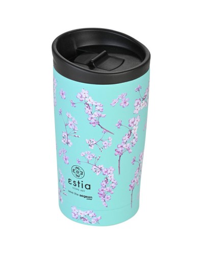 Θερμός Travel Mug Save The Aegean 350ml Blossom Green