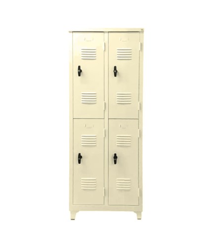 Φοριαμός Locker Γαλβανιζέ 4 Θέσεων Μπεζ 200x68x40cm