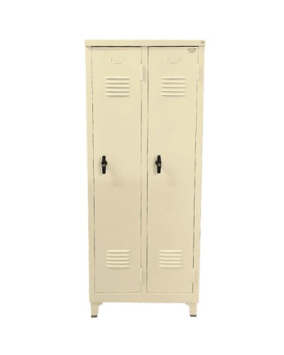 Φοριαμός Locker Γαλβανιζέ 2 Θέσεων Μπεζ 170x68x40cm