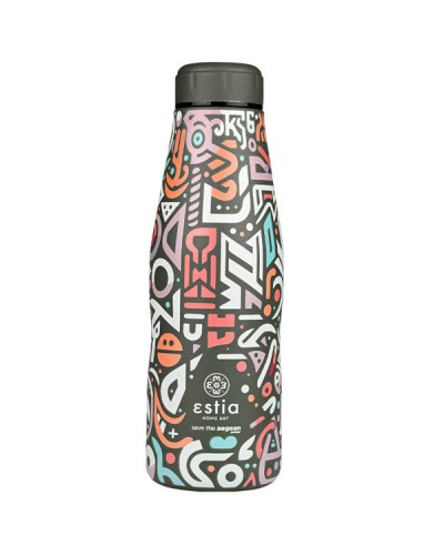 Θερμός Travel Flask Save The Aegean 500ml Geovivid