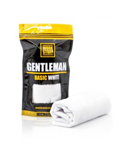 Work Stuff Gentleman Basic Πανί Γυαλίσματος Λευκό 350gsm 40x40cm