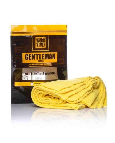 Work Stuff Gentleman Basic Πανί Γυαλίσματος Κίτρινο 350gsm 40x40cm Σετ 5 Τεμαχίων