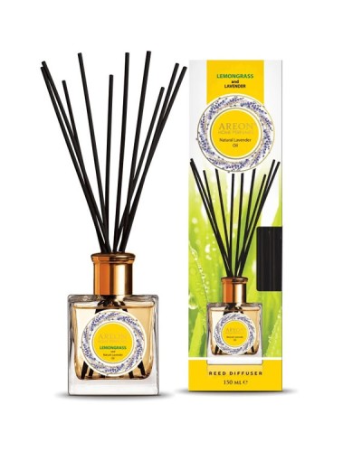 Areon Home Perfume Αρωματικό Χώρου Με Sticks Lemongrass And Lavender Oil 150ml