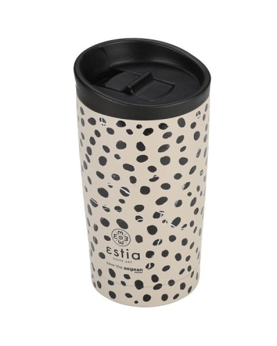 Θερμός Travel Mug Save The Aegean 350ml Leopard Taupe