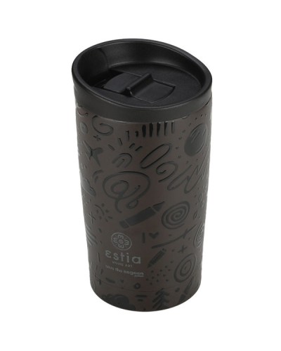 Θερμός Travel Mug Save The Aegean 350ml Noir Echo