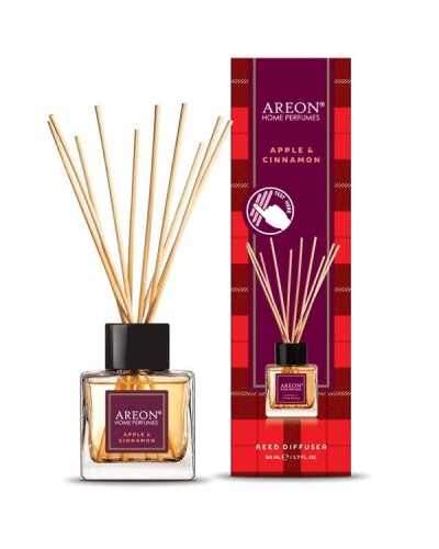 Areon Home Αρωματικό Χώρου Με Sticks Apple & Cinnamon 50ml