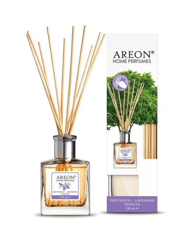 Areon Home Perfume Αρωματικό Χώρου Με Sticks Patchouli-Lavender-Vanilla 150ml